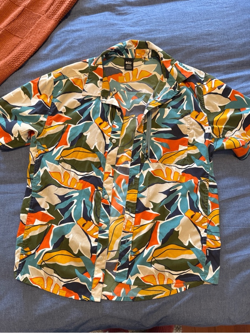 REI Co-op Tropical Print Short Sleeve Trailmade Shirt
